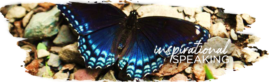 Andrea_Brock_Healing blue butterfly inspirational speaking header